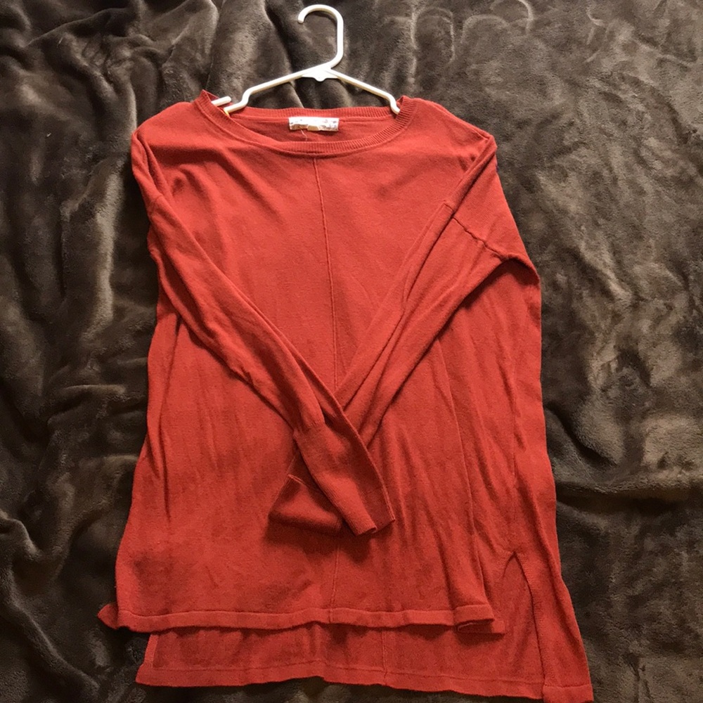 Orange Long Sleeve Sweater